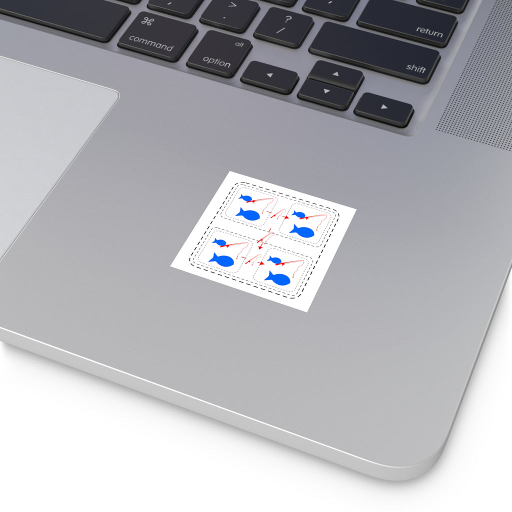 Infinitely Nested Fish Sentence (Vinyl Sticker)