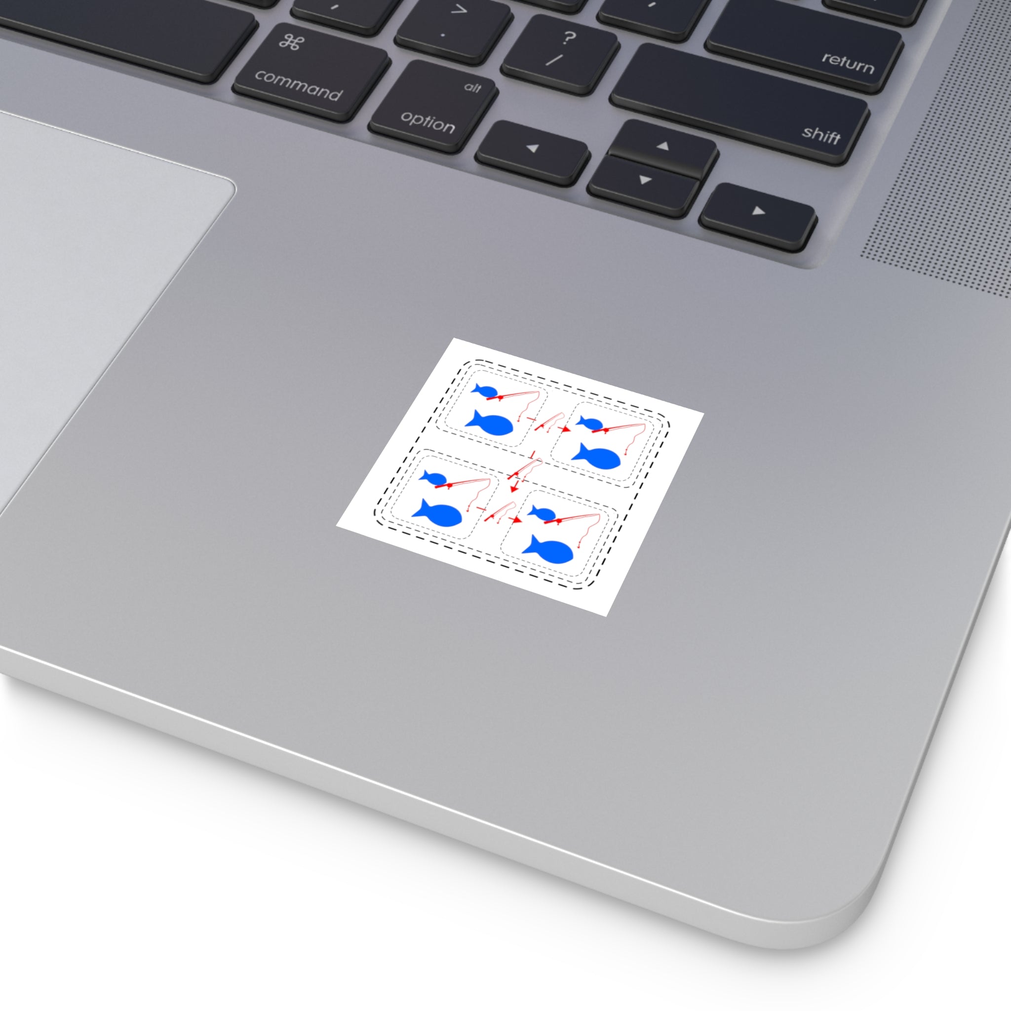 Infinitely Nested Fish Sentence (Vinyl Sticker)