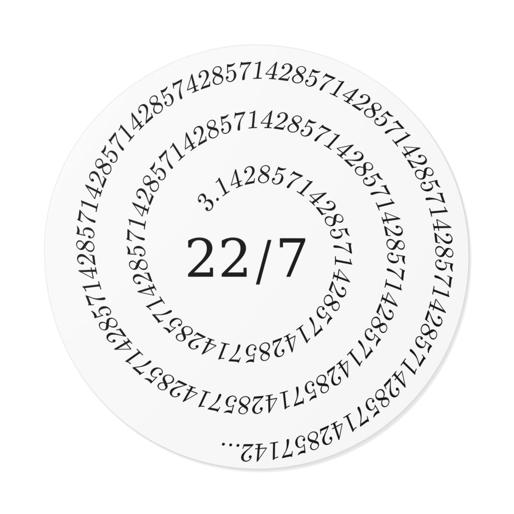 Close Enough (Round Vinyl Sticker)