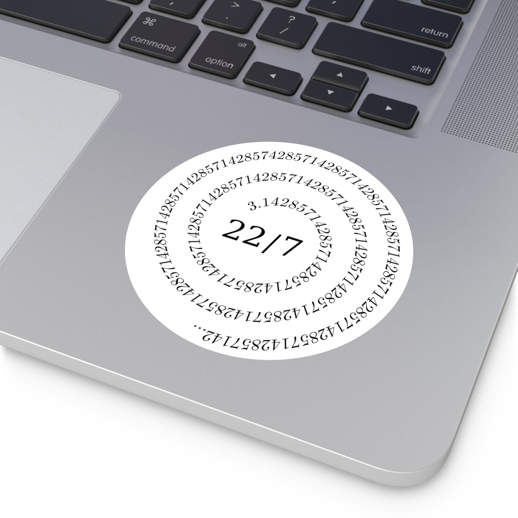 Close Enough (Round Vinyl Sticker)