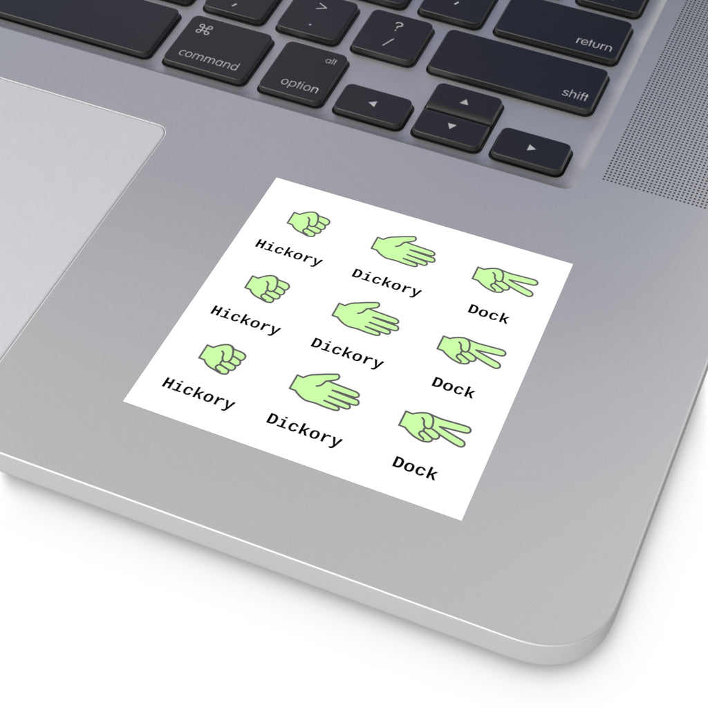 Hickory Dickory Dock (Vinyl Stickers)