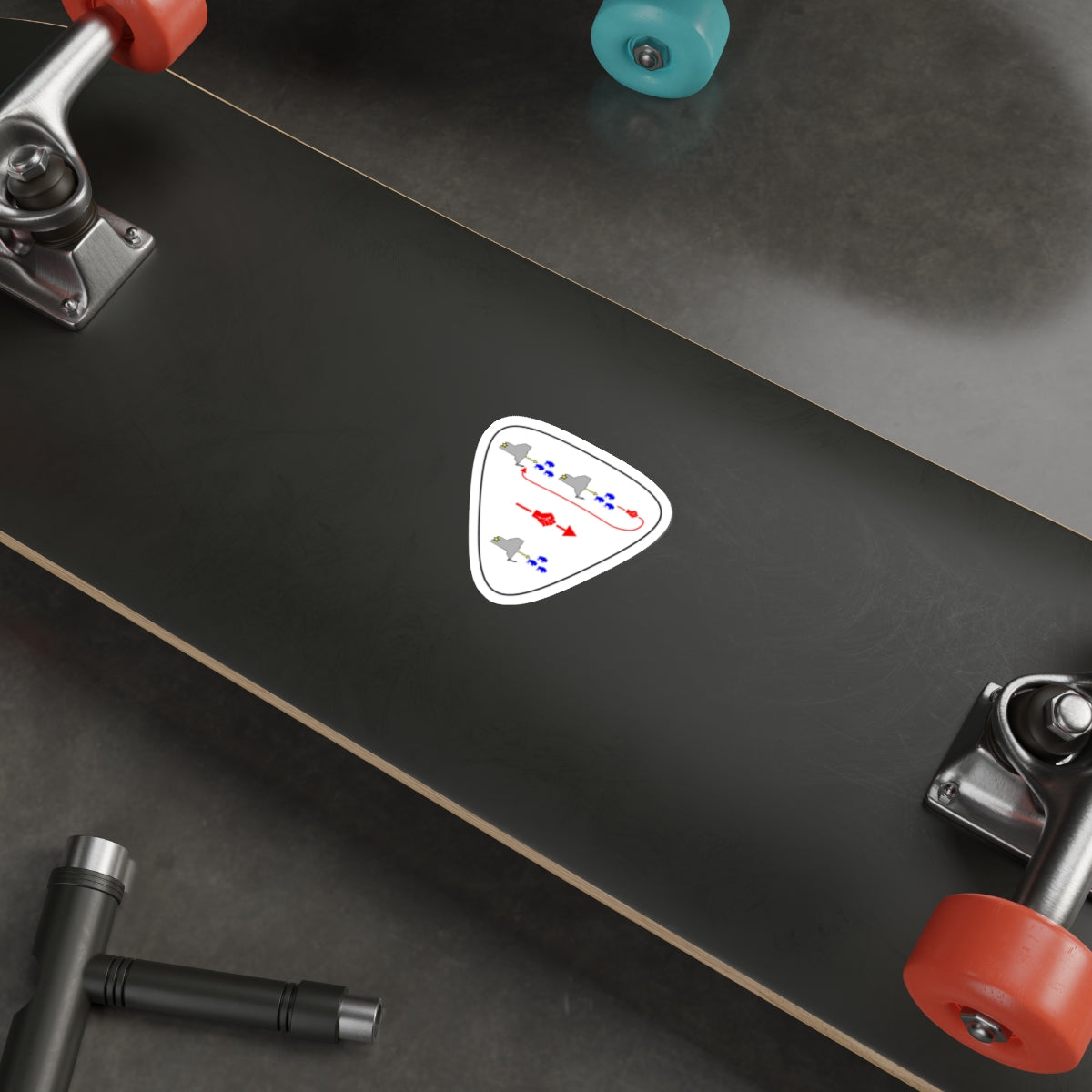 Buffalo Sentence Diagram (Die-Cut Vinyl Sticker)