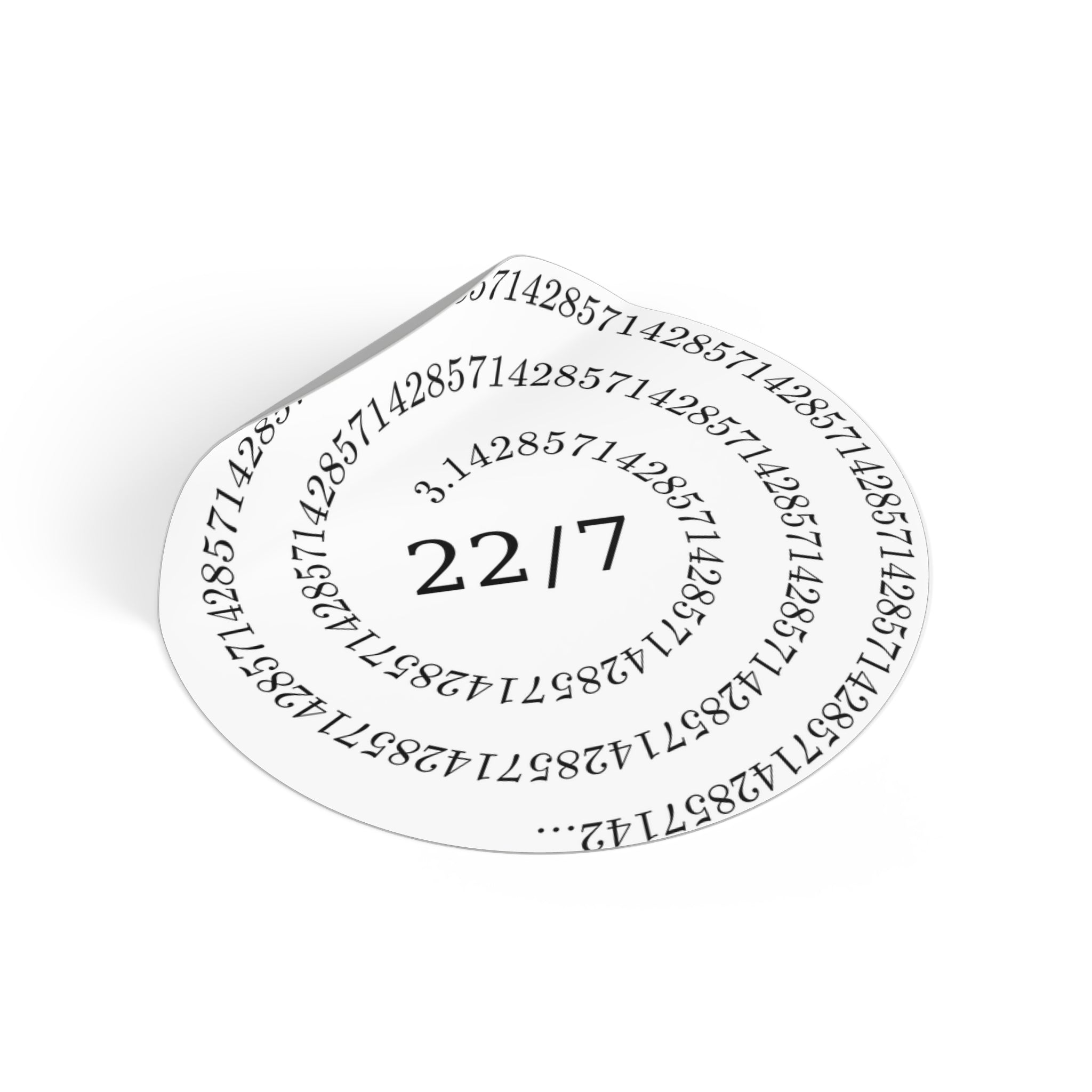 Close Enough (Round Vinyl Sticker)