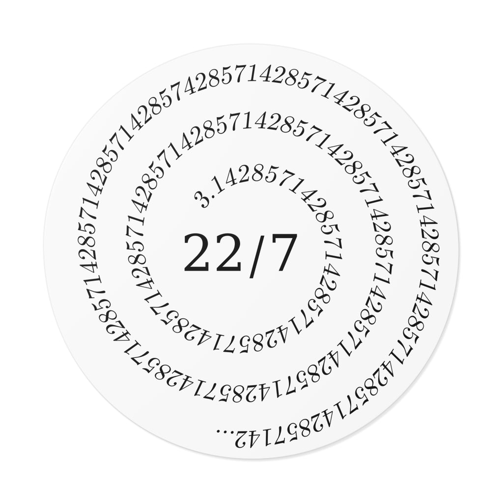 Close Enough (Round Vinyl Sticker)