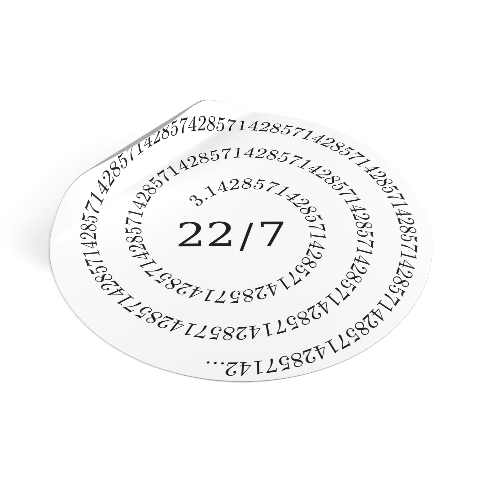Close Enough (Round Vinyl Sticker)