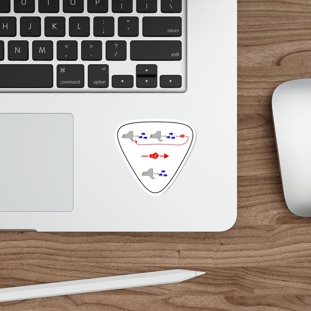 Buffalo Sentence Diagram (Die-Cut Vinyl Sticker)