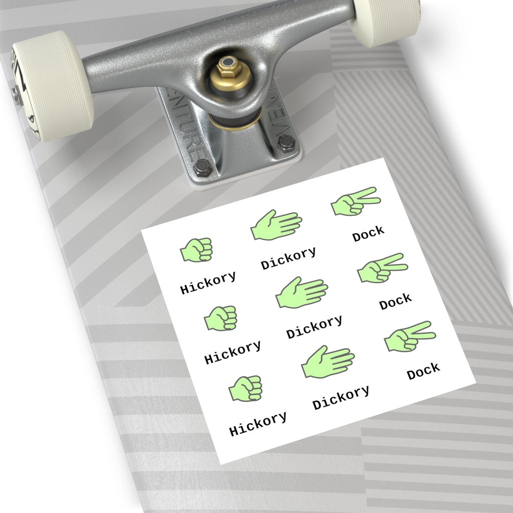 Hickory Dickory Dock (Vinyl Stickers)
